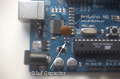 Arduino NG Auto-Reset Modification