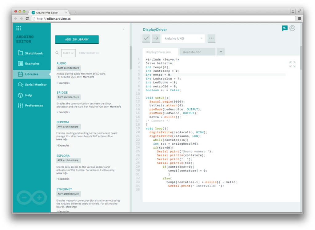 Sneak peek on the new, web-based Arduino Create | Arduino Blog