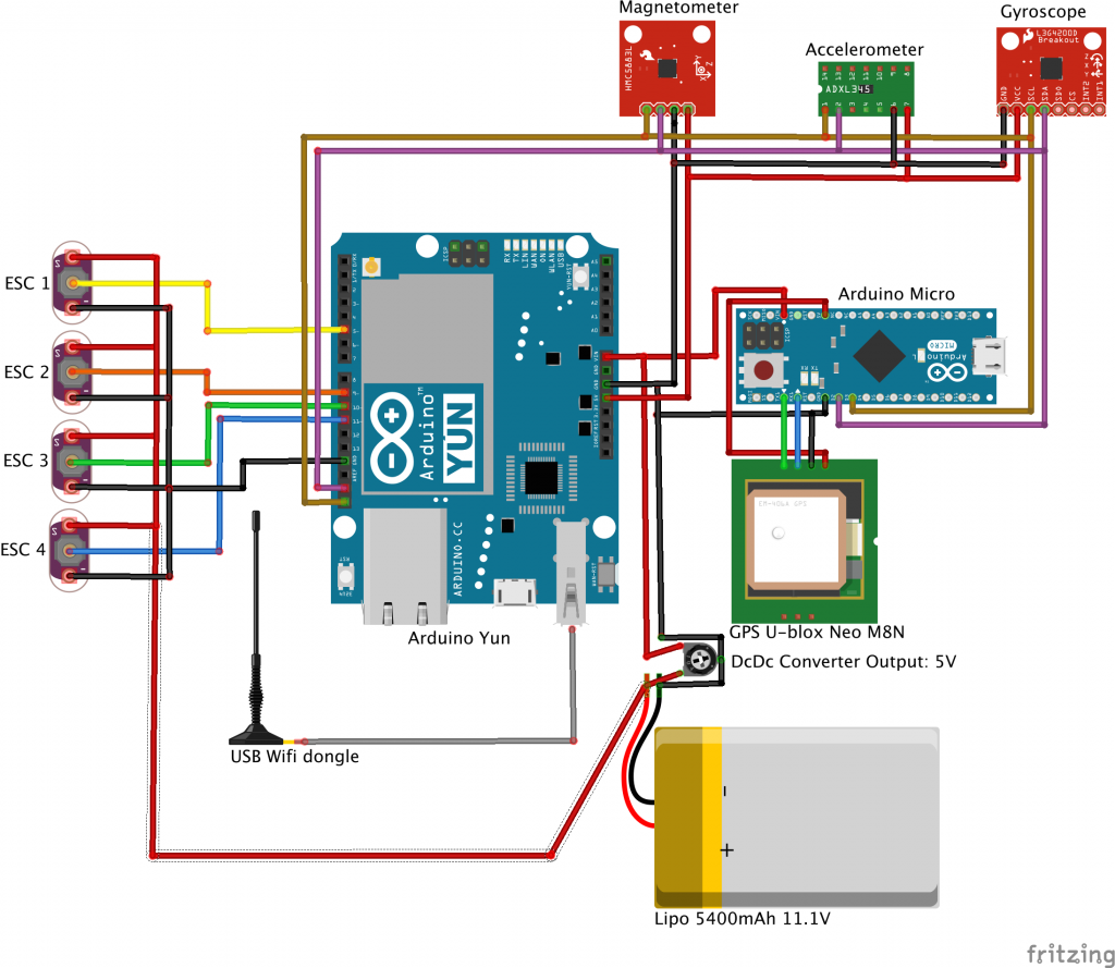 Building A Quadcopter Running On Arduino Yún Arduino Blog 1616