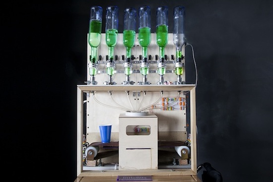 The Inebriator - Arduino Cocktail Machine - Dispensing Signature