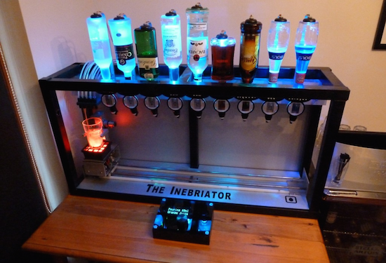 The Inebriator - Arduino Cocktail Machine - Dispensing Voodoo