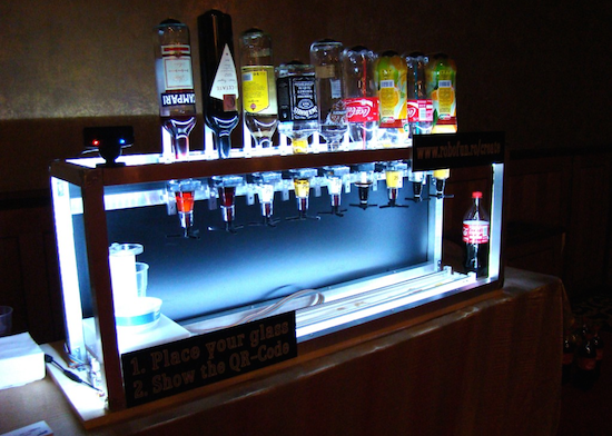 The Inebriator - Arduino Cocktail Machine - Dispensing Signature Cocktail 