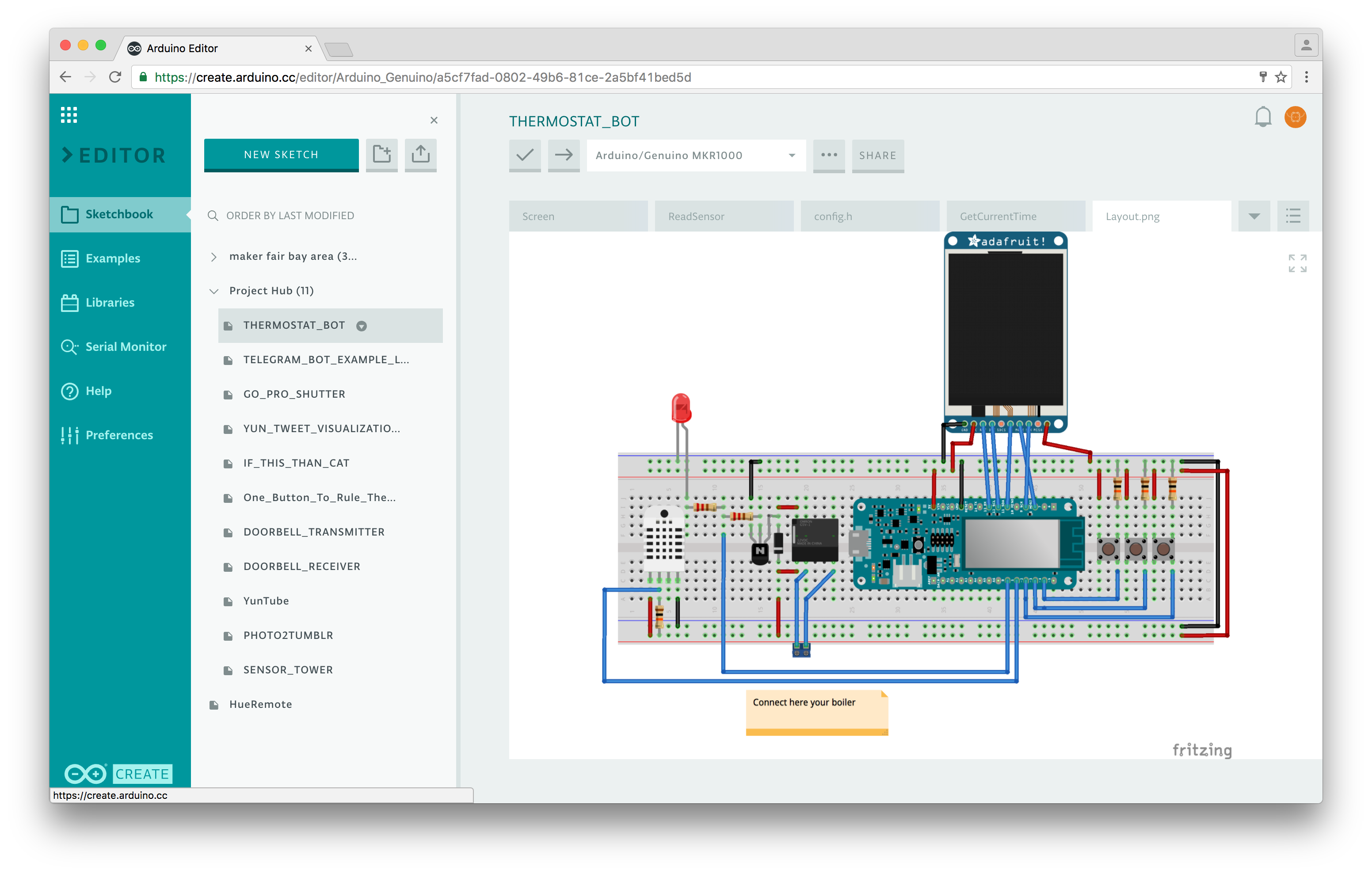 Editor online para Arduino - LIAG