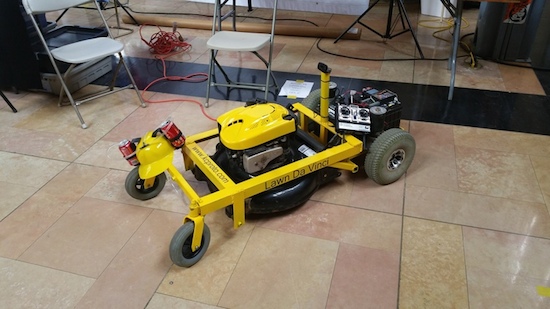 Arduino controlled sale lawn mower