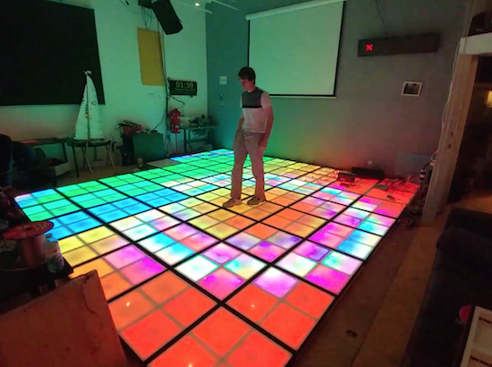 Arduino Blog An Interactive Led Floor To Get The Dance Party Started