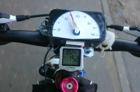 analog bike odometer