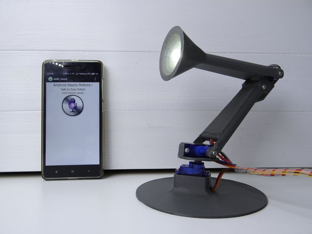 Arduino Blog Add Voice Control To Your 3d Printed Desk Lamp