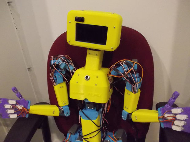 ASPIR is a full-size, Arduino-powered humanoid robot