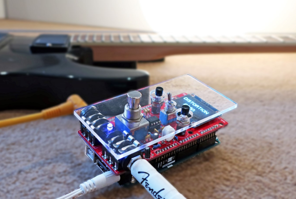 pedalSHIELD MEGA is a programmable guitar pedal for your Arduino ...