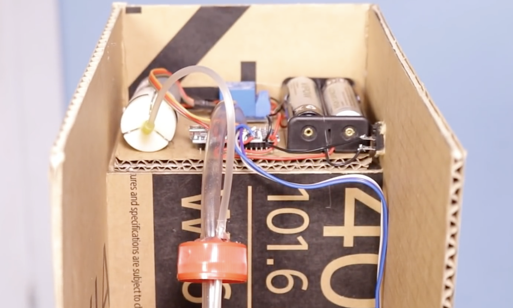 Arduino Blog » Make your own soda fountain out of cardboard