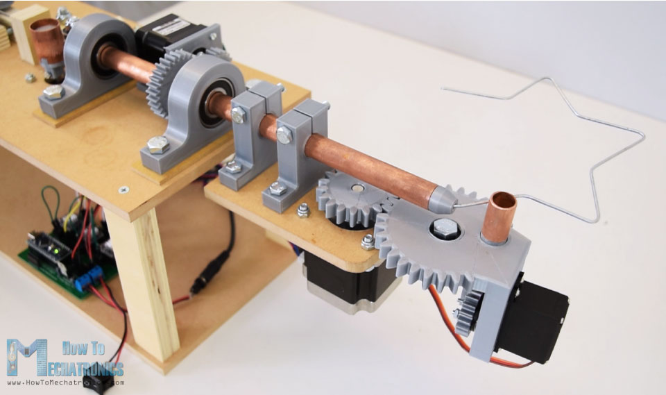 3D wire bending with Arduino!