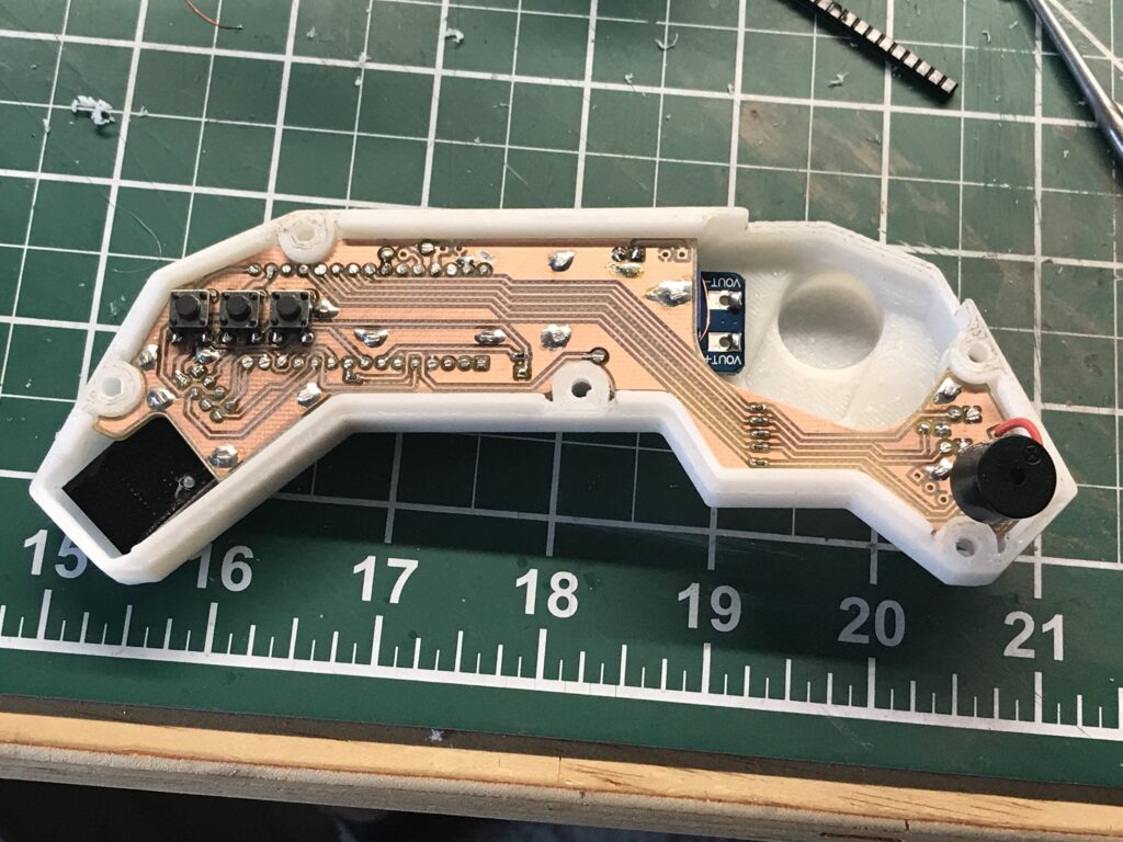 An e-skateboard controller made from 