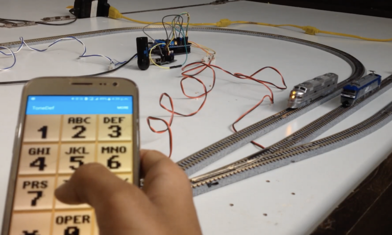 Control Model Trains Wirelessly With Your Smartphone | Arduino Blog