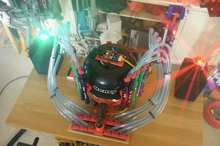 Vacuum cleaner turned into unique MIDI instrument Arduino Blog
