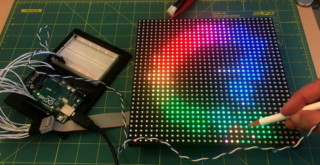 Arduino on sale led matrix