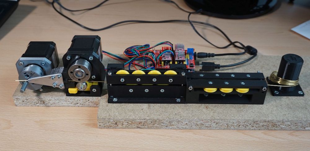 3D wire bending with Arduino!