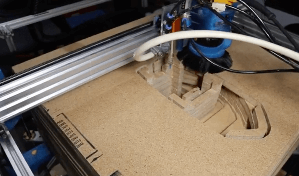 Billy feminin spejder Plywood printer uses a unique mix of manufacturing methods | Arduino Blog