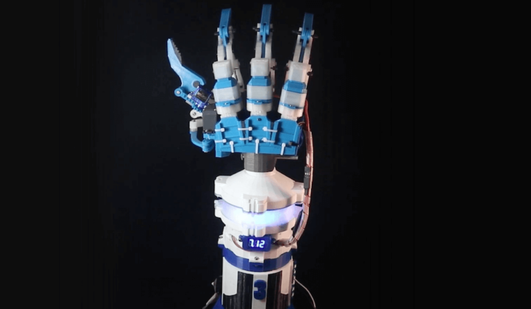 Designing a modular and ambidextrous four-fingered robot hand | Arduino ...