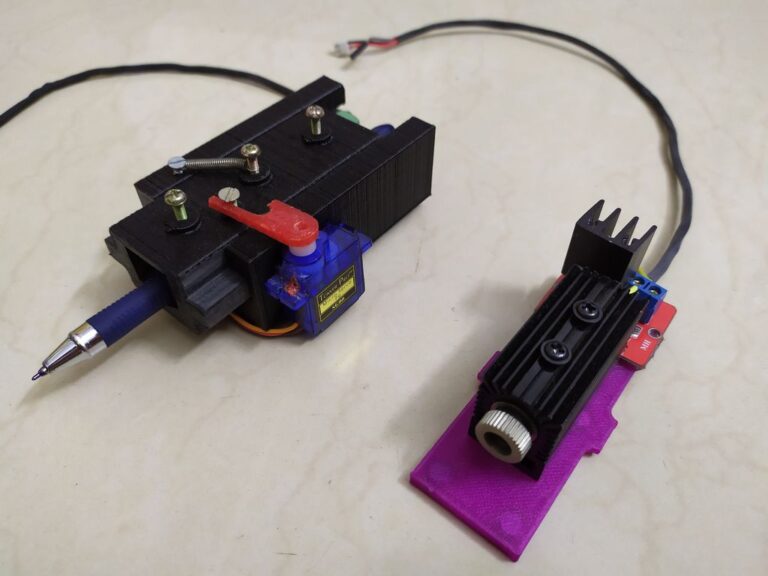 Pen plotter? Laser engraver? This DIY machine gives you both! Arduino