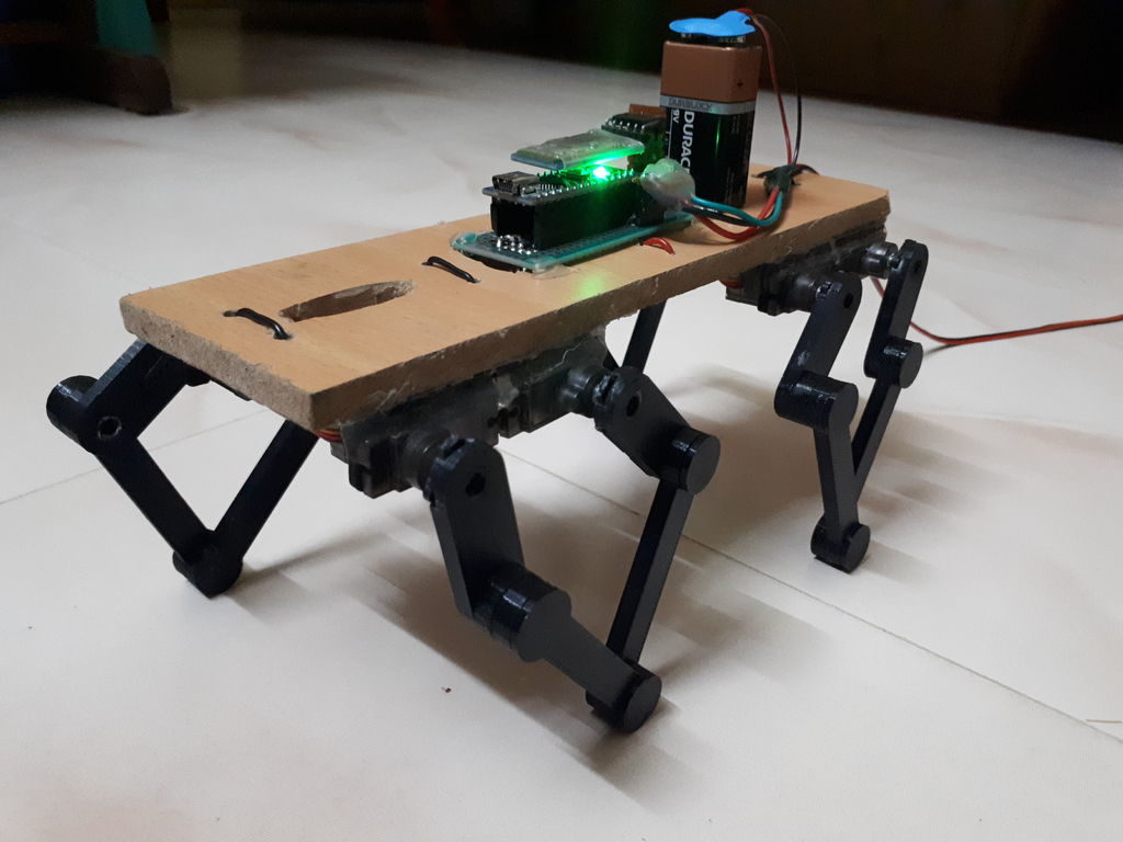 Quadruped robot hot sale arduino code