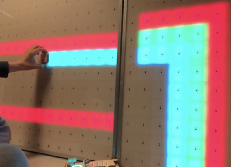 1 156 LEDs make up these dual acrylic light up panels Arduino Blog