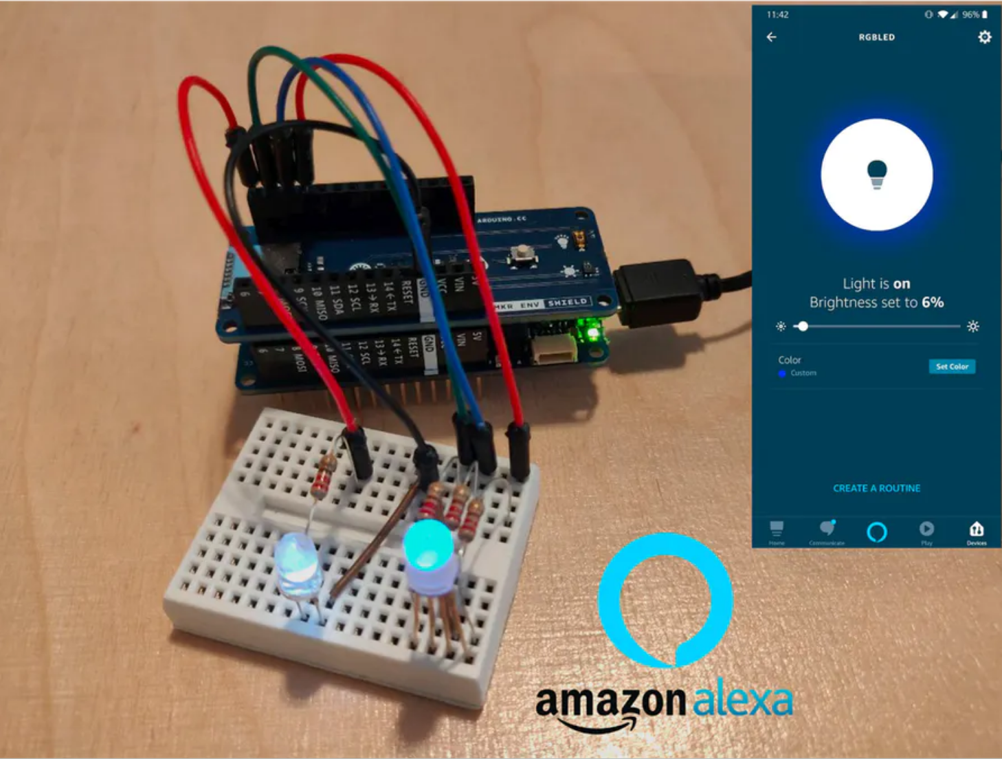 Remote Working With Arduino Alexa And The Arduino Iot Cloud Arduino Blog 4283