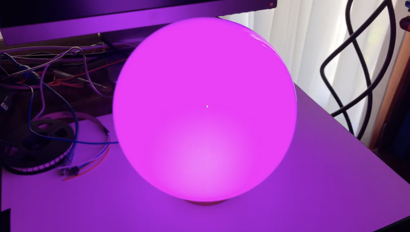 toewijding Vertrouwelijk woensdag This color-changing lamp emulates a “touch” sensor with a microphone |  Arduino Blog