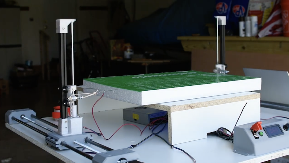 Cnc Hot Wire Cutter Moves With Four A Arduino Blog
