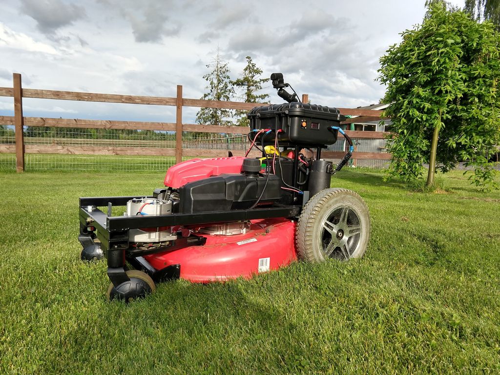 Cut the a distance using an lawn mower | Arduino Blog