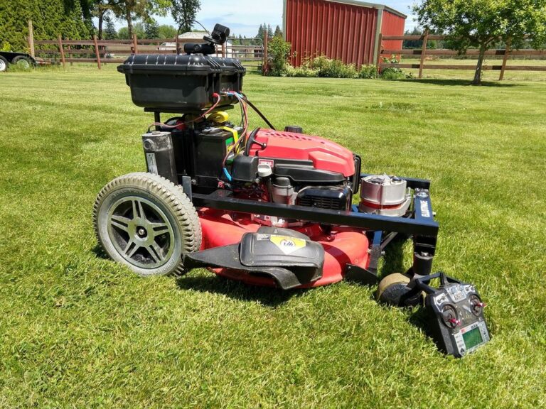 Cut The Grass From A Distance Using An Rc Lawn Mower Arduino Blog