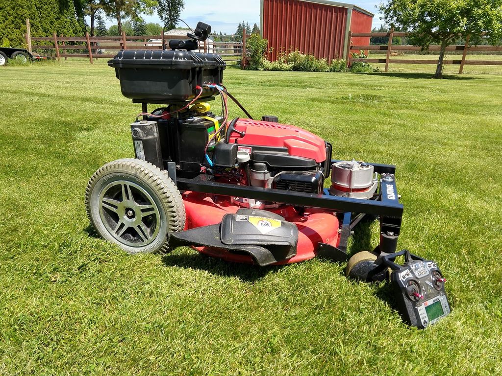 mower the lawn