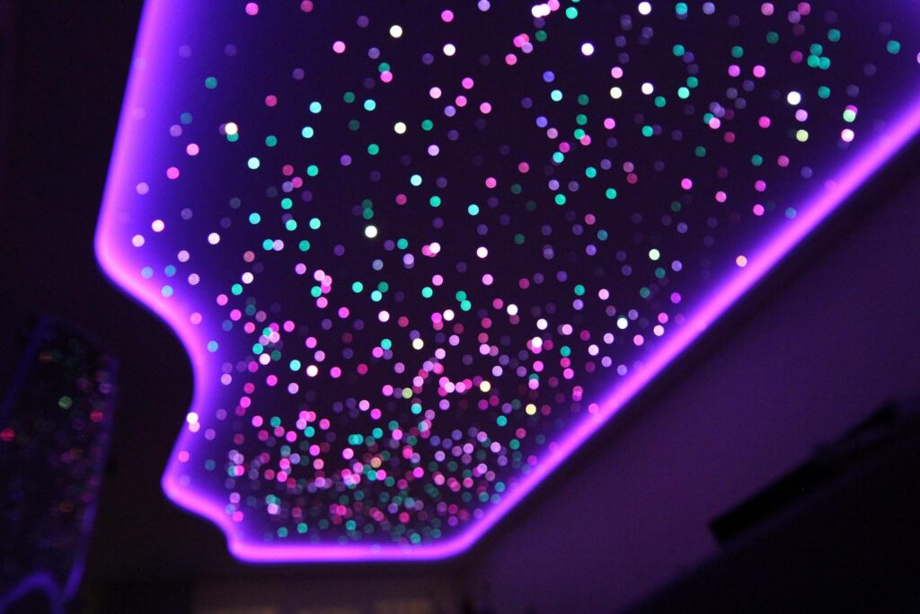 Stare Up At Your Own Ceiling Starscape Arduino Blog - How To Put Up Led Lights Around Your Ceiling