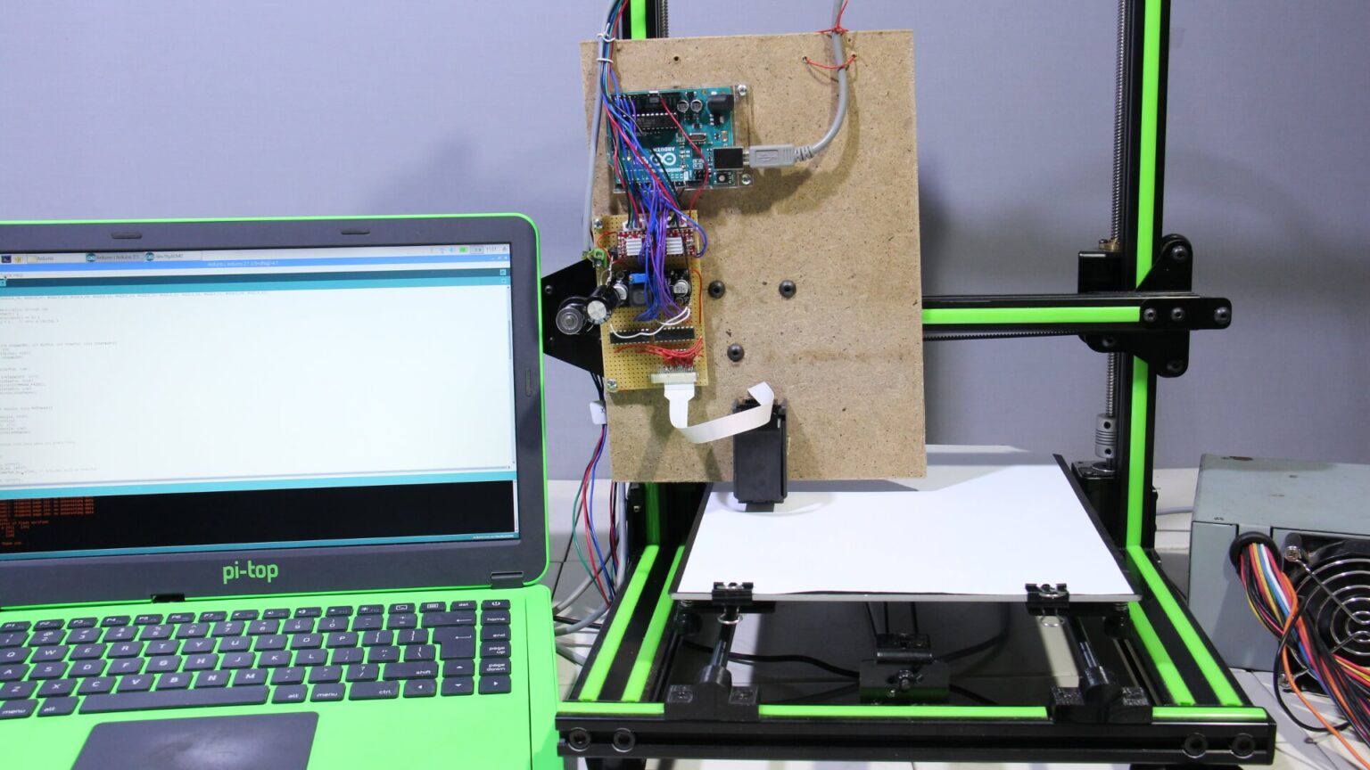 Arduinobased inkjet printer slowly but surely gets the job done