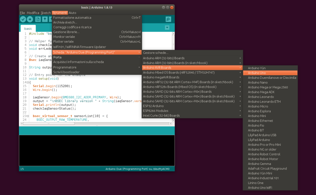 difference between arduino 1.8.5 and 1.8.7