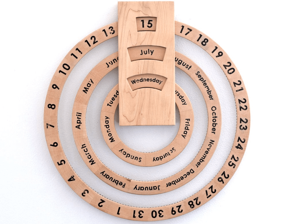 This automated perpetual calendar is a beautiful way to watch the years