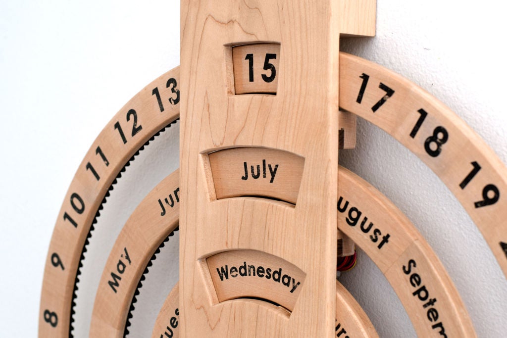 This automated perpetual calendar is a beautiful way to watch the years