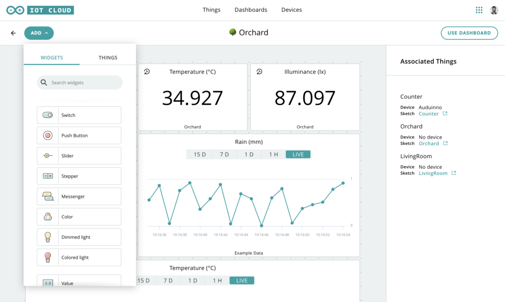 Historical data in your Arduino Cloud