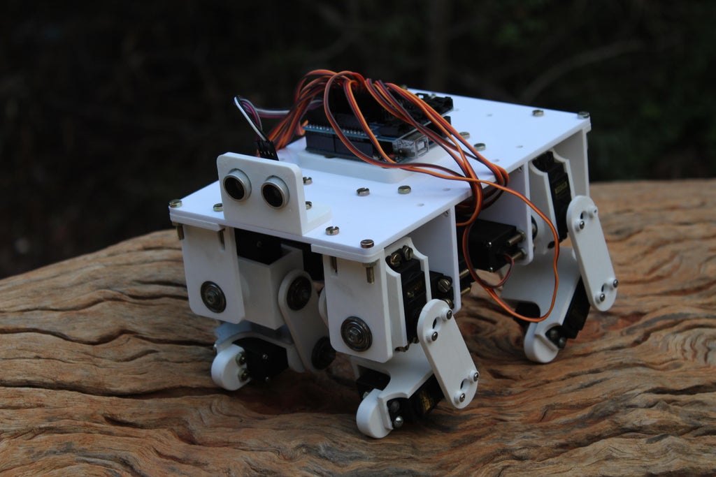 Quadruped robot hot sale instructables