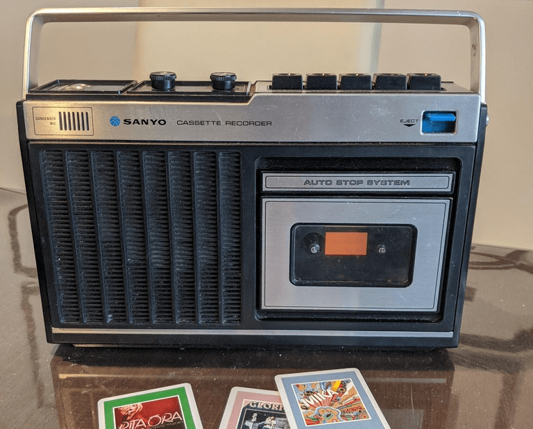 Retro cassette player gets modern MP3 playback and RFID functionality