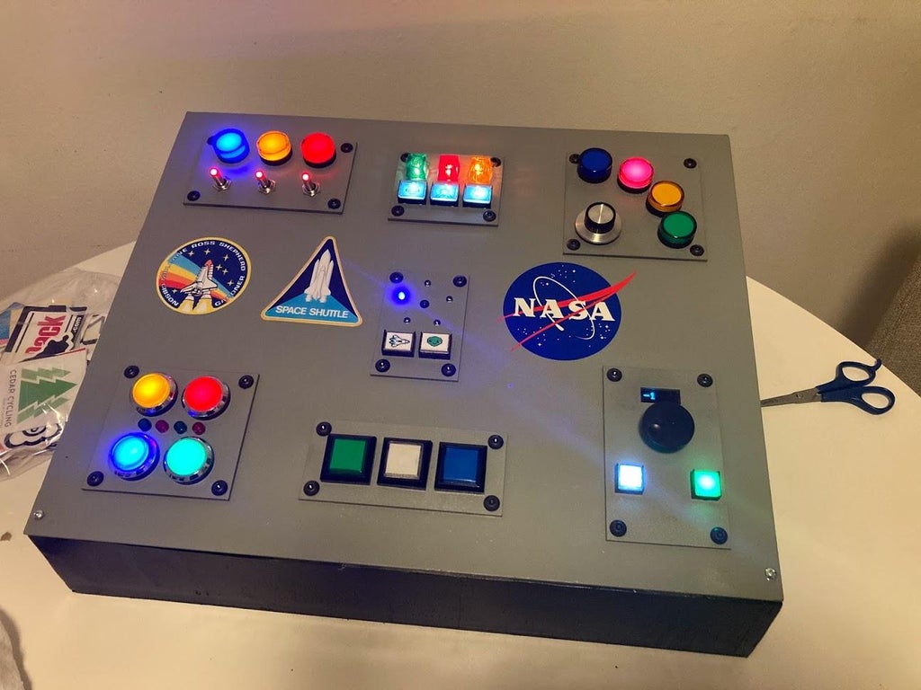 NASA control panel lights up kids’ imaginations