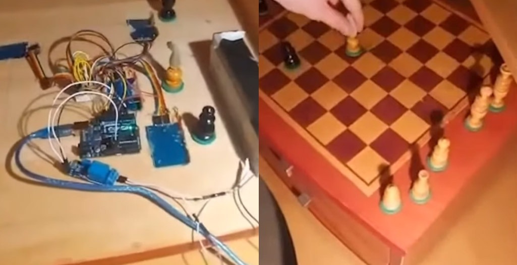 Chessboard puzzle Arduino projects