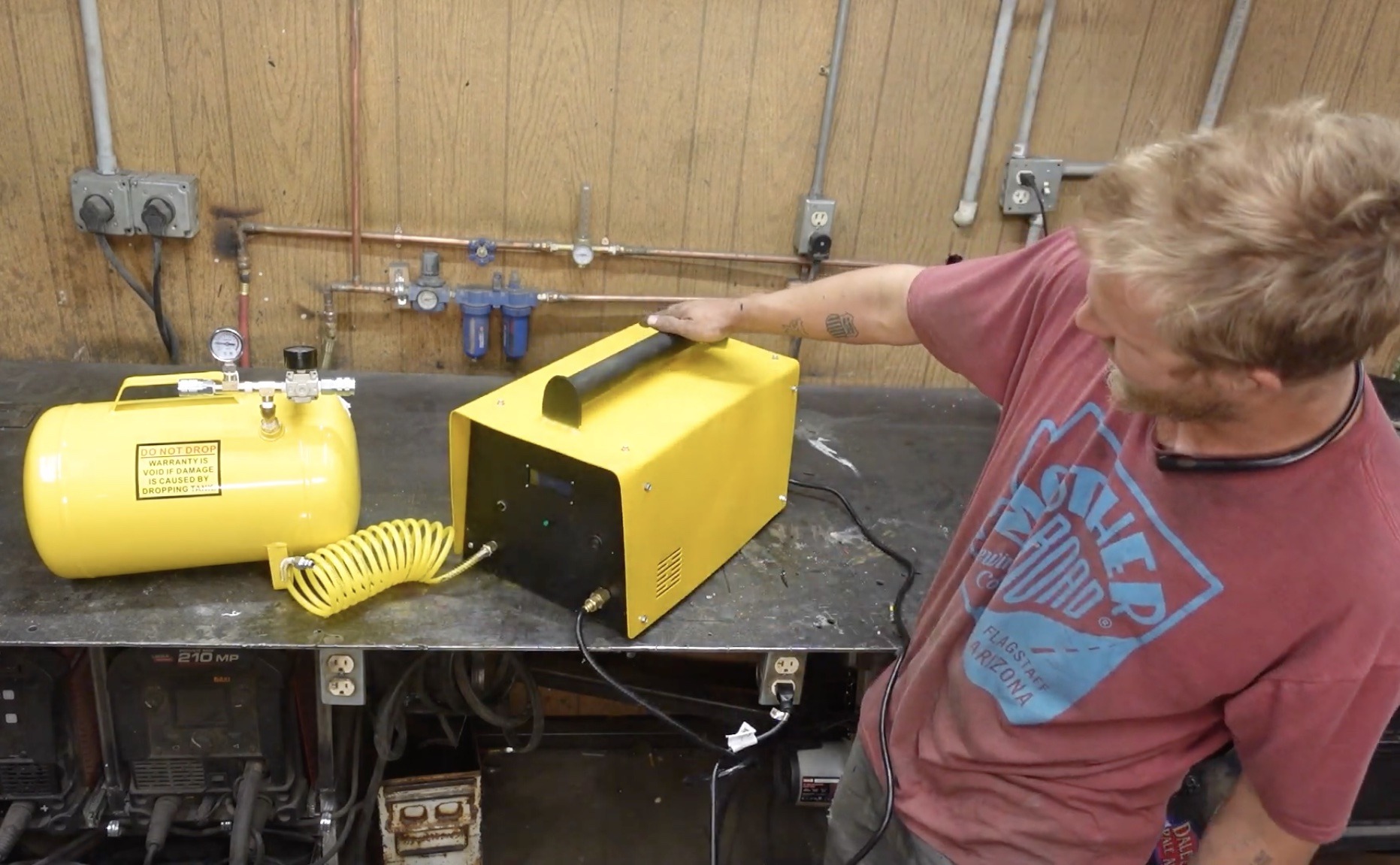 Arduino-controlled gas mixing device fills DIY laser tubes