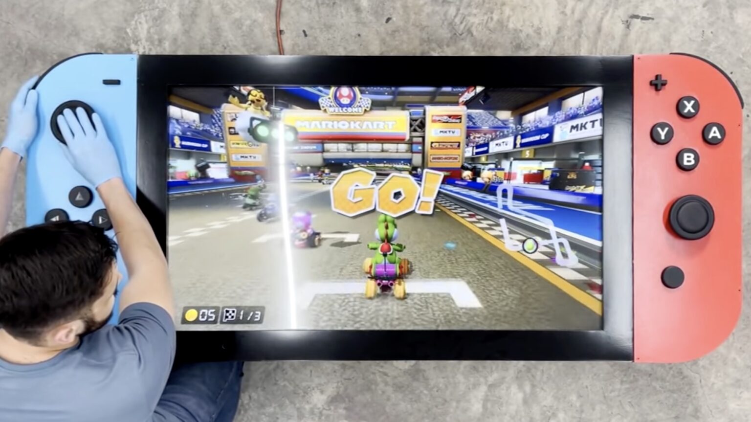 Arduino helps control the world's largest Nintendo Switch | Arduino Blog