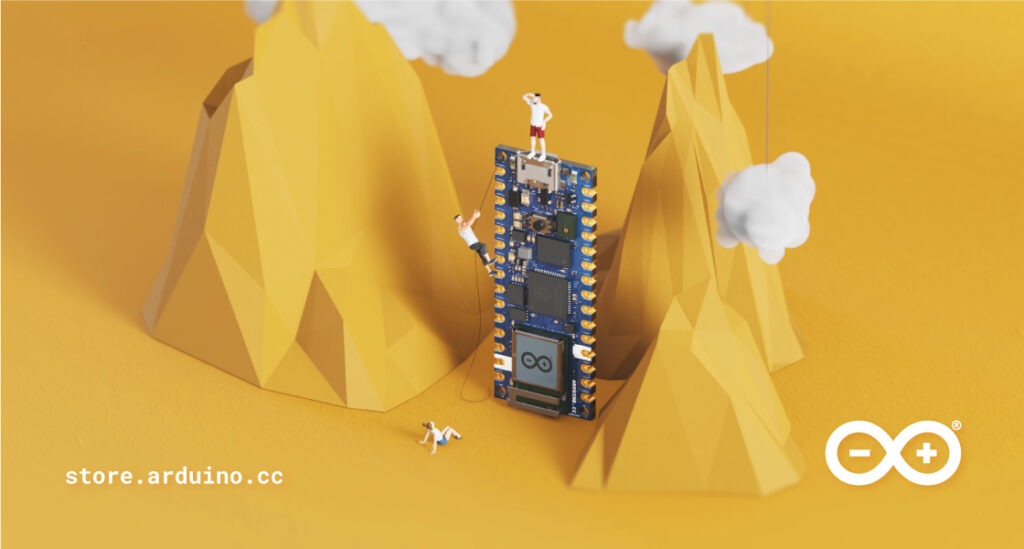 The Arduino Nano RP2040 Connect mountain climbing