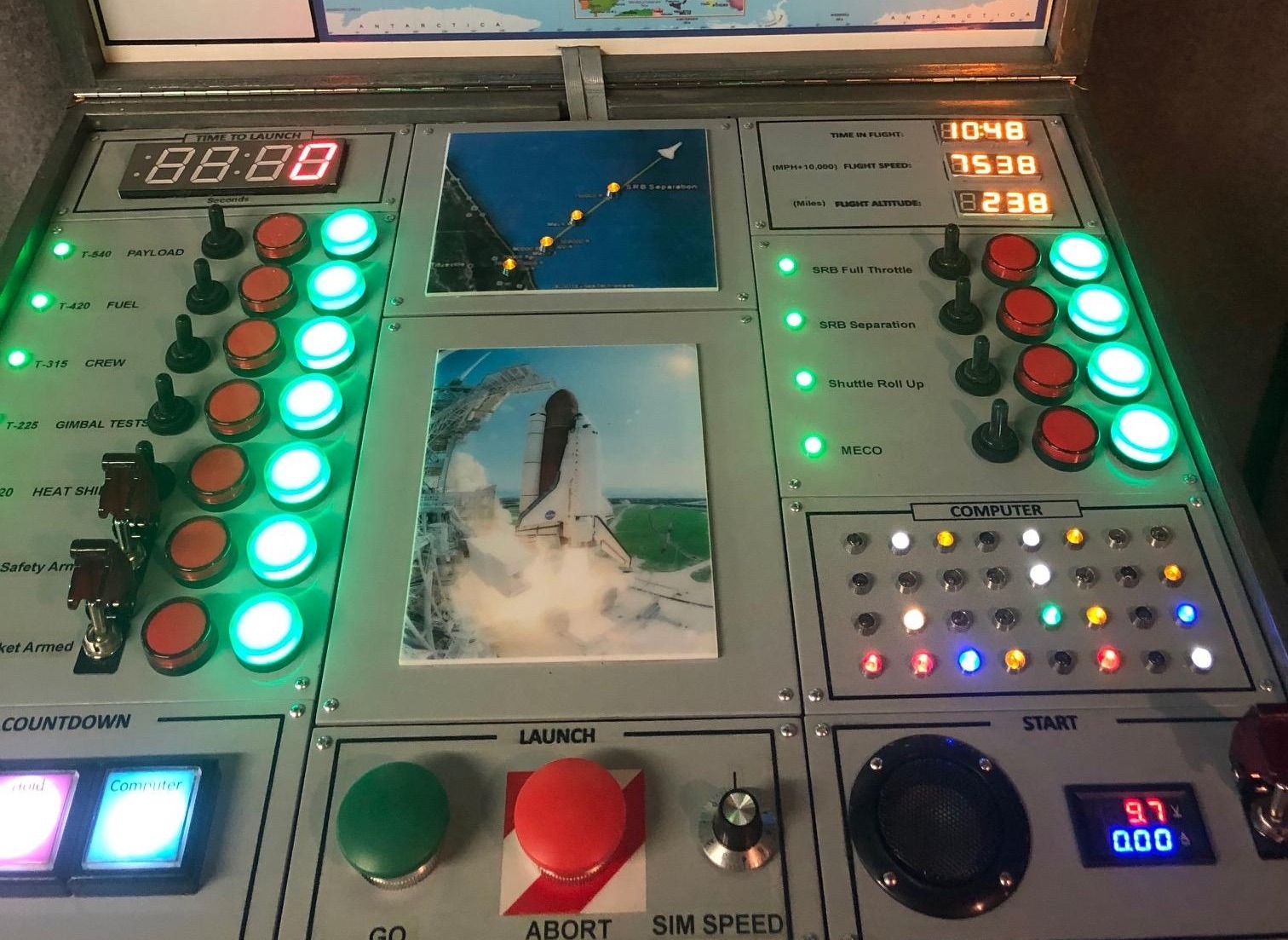 This DIY shuttle mission control box looks like a blast! | Arduino Blog