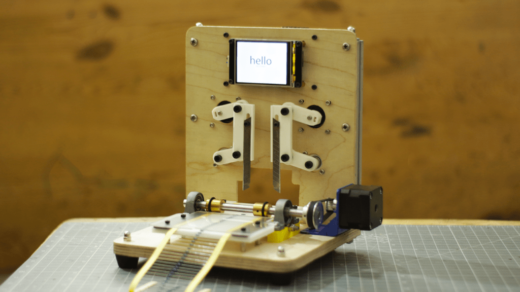 Mr Innovative S Resistor Cutting Machine Is Reely Awesome Arduino Blog