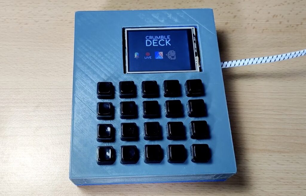 The Crumble Deck is a Stream Deck alternative based on an Arduino Due |  Arduino Blog