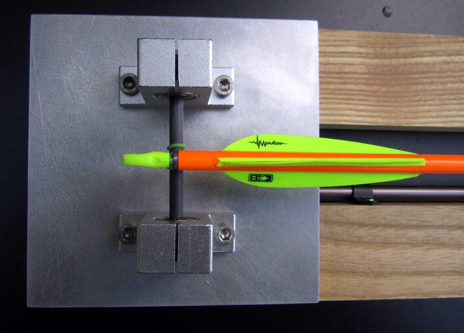 This electronic arrow spine tester measures arrow consistency | Arduino ...