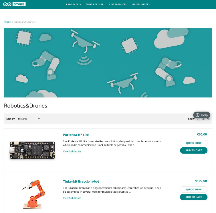 Arduino Store Robotics