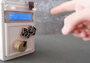 This MP3 player is controlled with a twirl of your finger and wave of ...